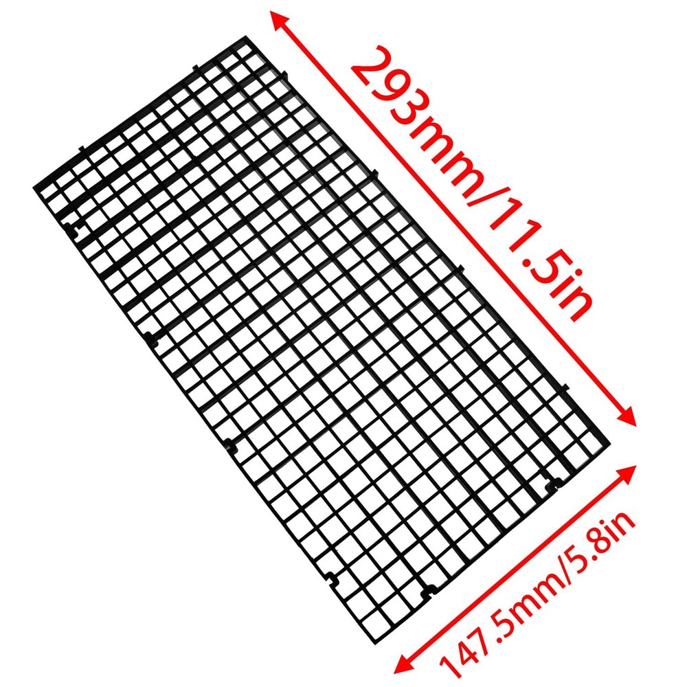Plastic Grate Grid Panel Divider Egg Crate Aquarium Isolation 30x15cm 2 PCS