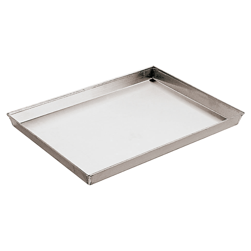 Paderno Baking Tin Rectangular Steel Aluminized h.1 3/16in 6 Measures