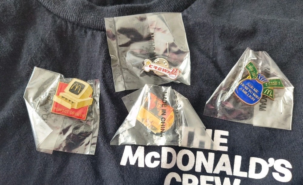 Lot 3 McDonald's Employee/Misc Bundle Pins