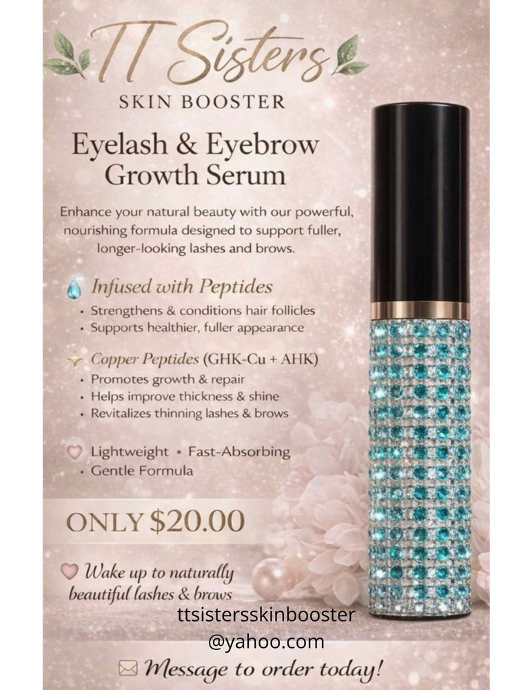 TT sisters Eyelash Or Eyebrow Serum . Test Study , With Postive Results
