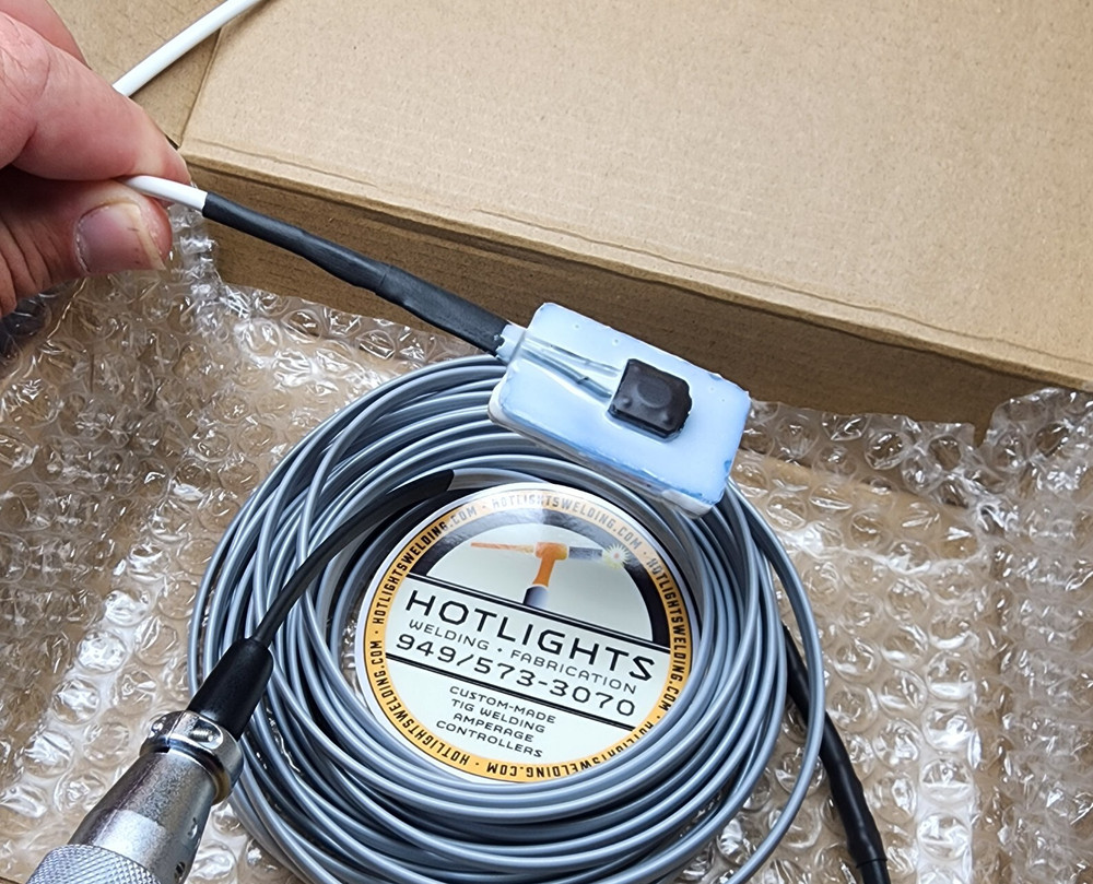 titanium tig 200 ac/dc welder pressure pro amperage controller