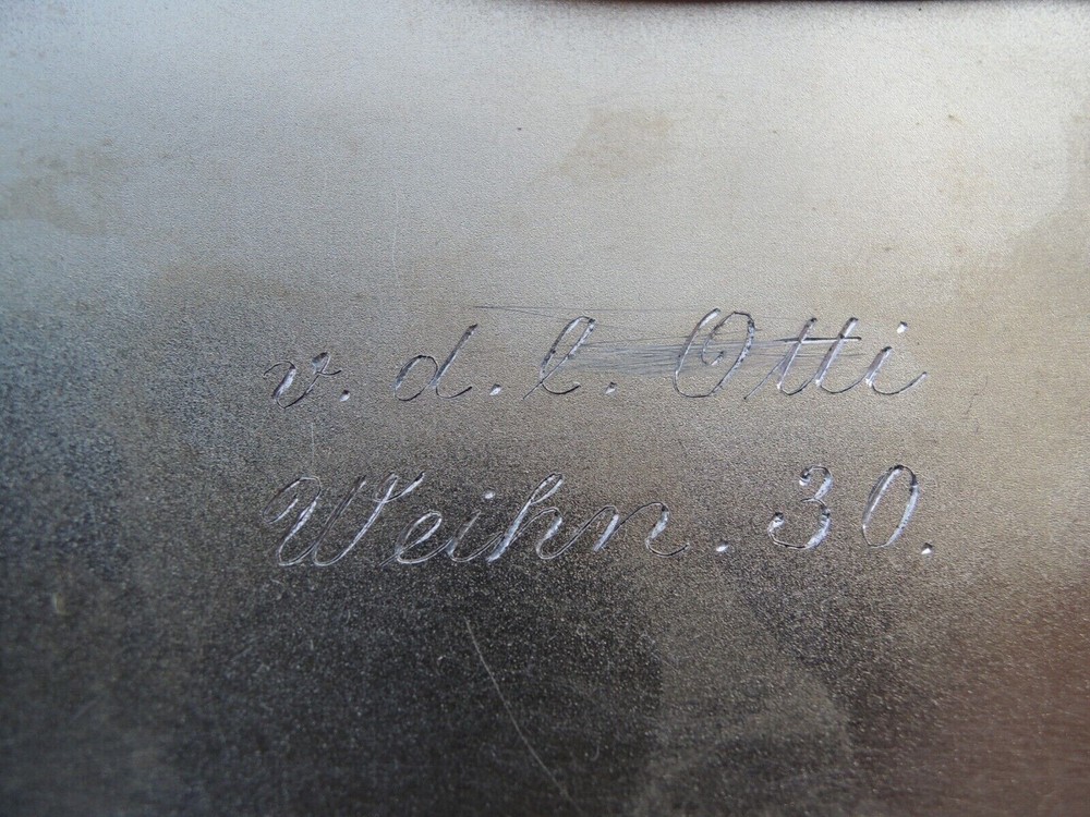 Art Deco German 835S Solid Silver Cigarette Case – 1930s
