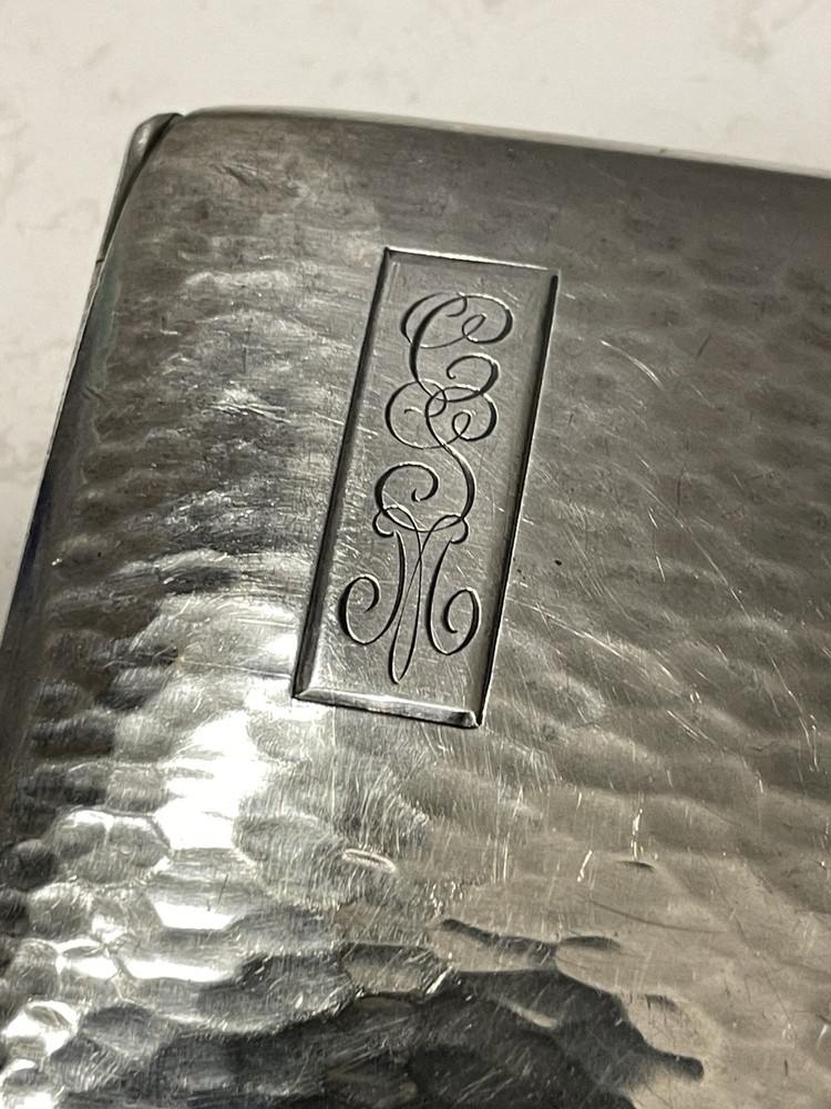 Vintage Elgin Sterling Silver Cigarette Case - Made In U.S.A
