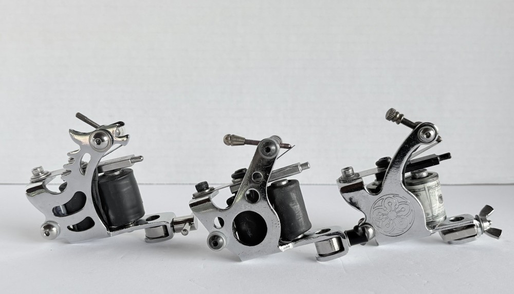 tattoo coil machine Three Machines Vintage Style Lot