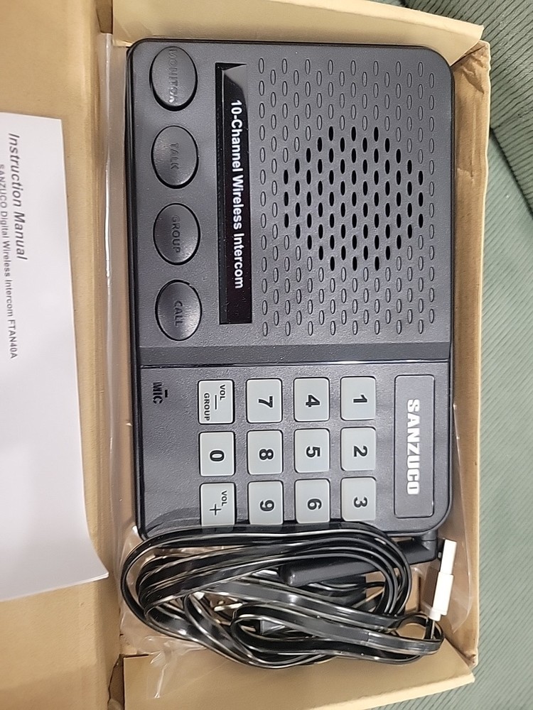 Sanzuco 10 Channel Wireless Intercom FTAN40A--FREE SHIPPING!