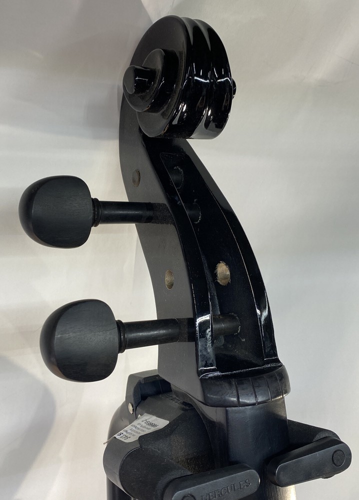 Cecilio CCO-BLACK Black 1/2 Cello NEEDS WORK READ MISSING PEGS