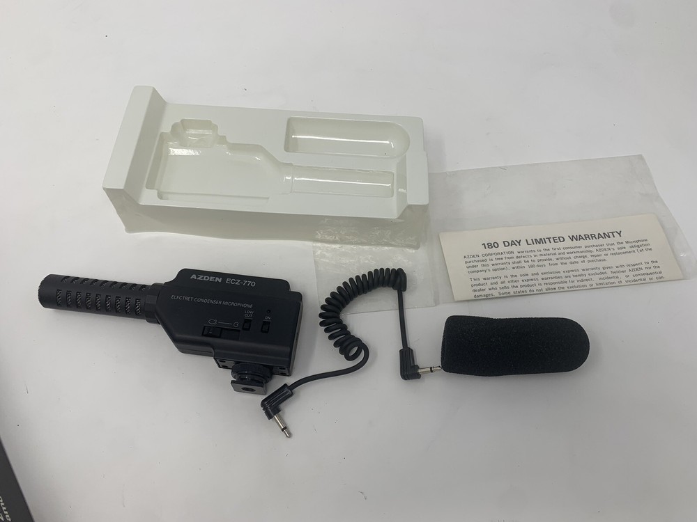AZDEN ECZ-770 Mini Zoom Microphone for Camcorder