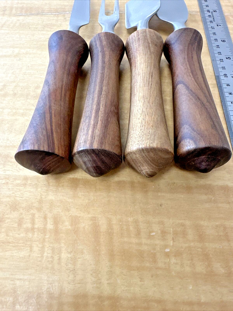 4 Piece Wooden Handled Cheese Slicer Set