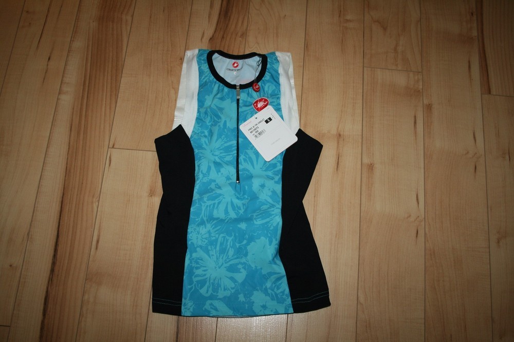 Castelli Women's Free Tri Singlet size S Small new with tags