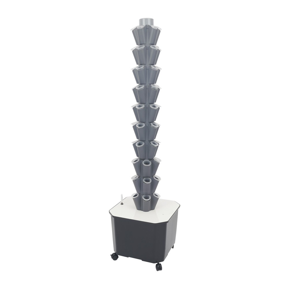 50-Hole Hydroponic Growing Kit Vertical Hydroponics Growing Kit with Wheels NEW