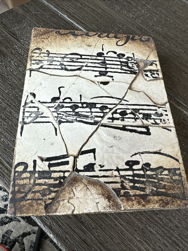 Sid Dickens T-10 Memory Tile Block 1998 "Musical Notation"  T10 Retired