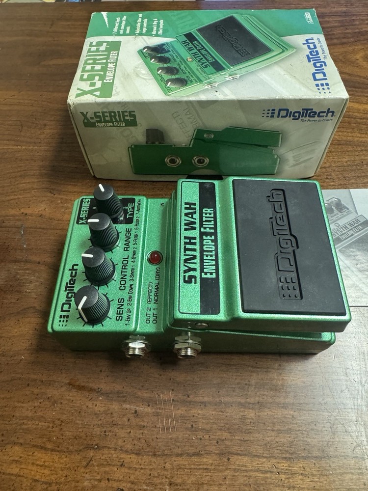 Digitech Synth Wah Envelope Filter X-Series Guitar Effect Pedal With Box
