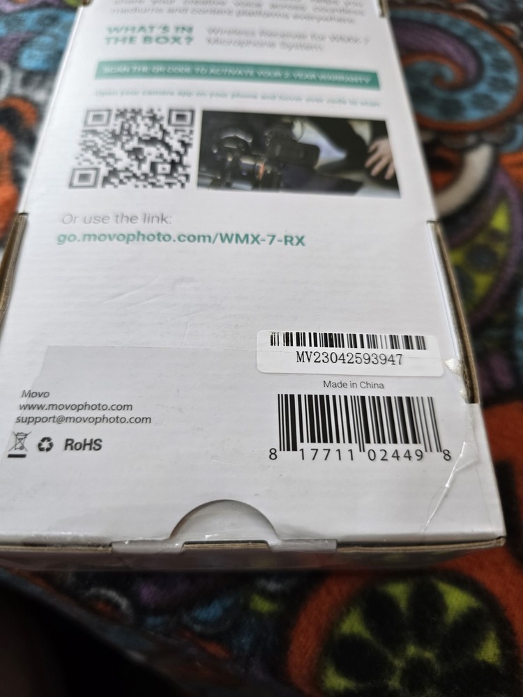 Wireless Receiver WMX-7 Microphone System New