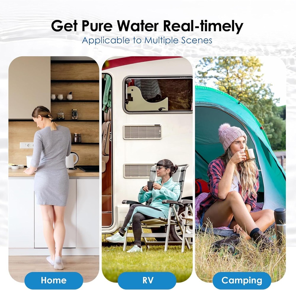 Fit For Black Berkey Replacement Filters BB9 Purification Water Filter 2 Pack