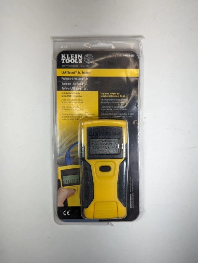 Klein Tools LAN Scout Jr Tester (OPEN BOX CONDITION)