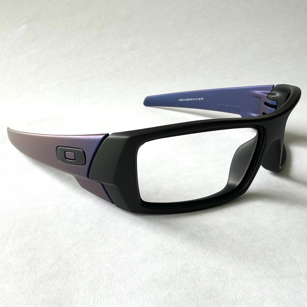 Oakley Gascan Matte Black Blue Ear Stems Replacement Frame Only Authentic OO9014