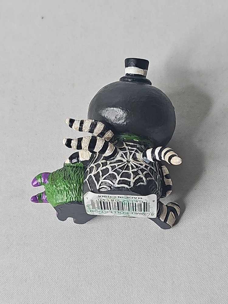 Furrybones Webster the Spider Figurine Skull in Costume