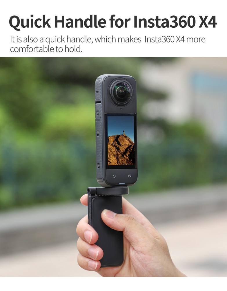 For Insta360 X4 Camera Adjustable Desktop Handheld Wall Mount Magnetic Accessory