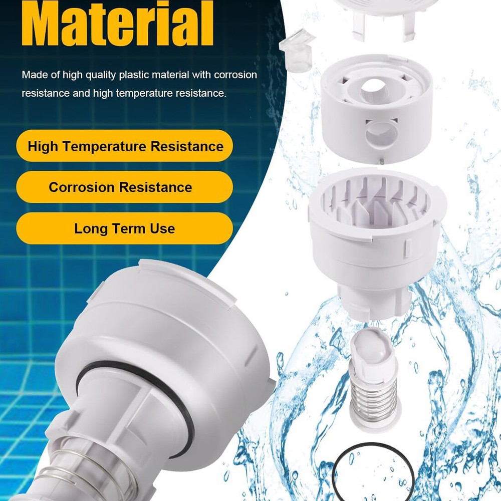 PCC2000 Rotating Pop Up Head Nozzle for Paramount in-Floor Cleaning System White