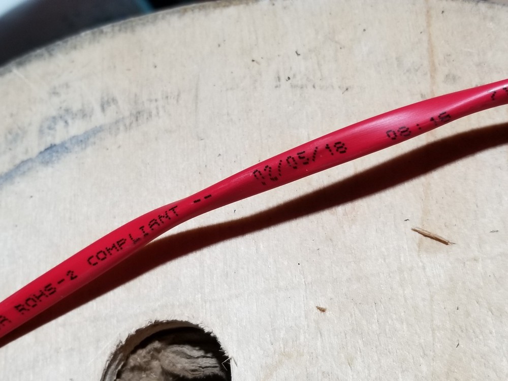 Southwire/Tappan G70009 12/2C Solid Fire Alarm Cable Plenum FPLP Red /50ft