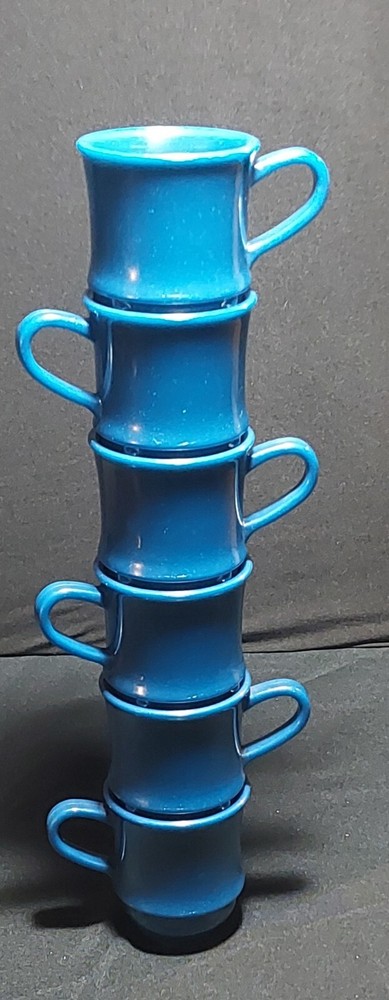G.E.T. Texas Blue 8 Oz Stacking Coffee/Soup Mug (6 Mugs)