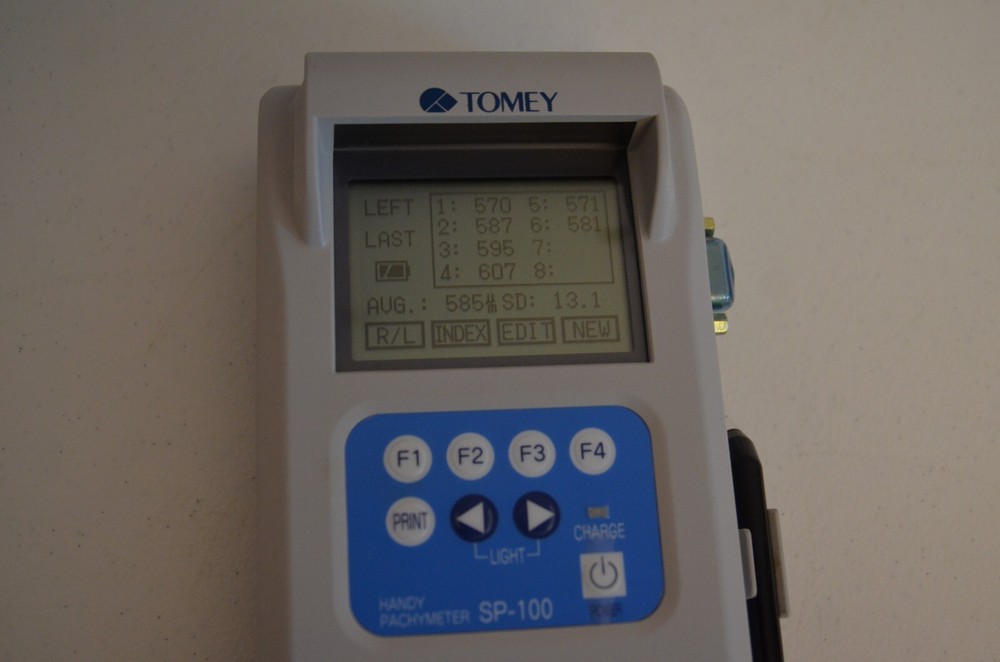 Tomey SP-100 Handheld Pachymeter With Built-in Printer