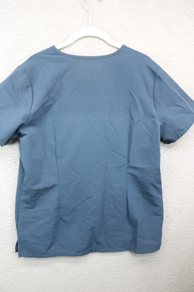 Figs Navy Blue Scrub Top-Size Medium