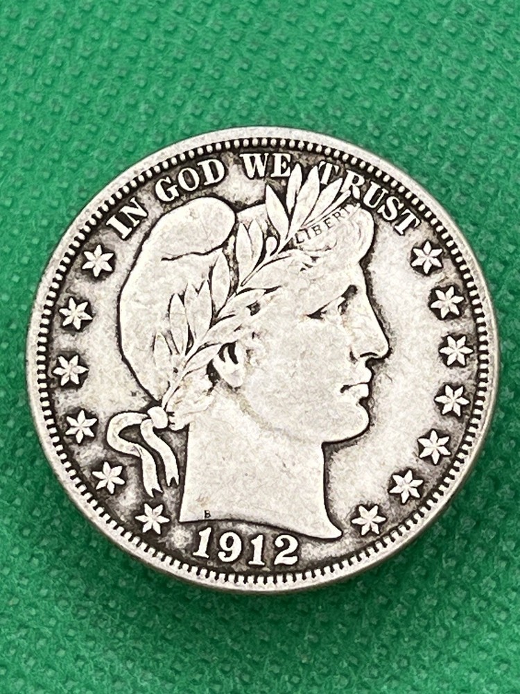 1912  Barber Half Dollar 50c High VF