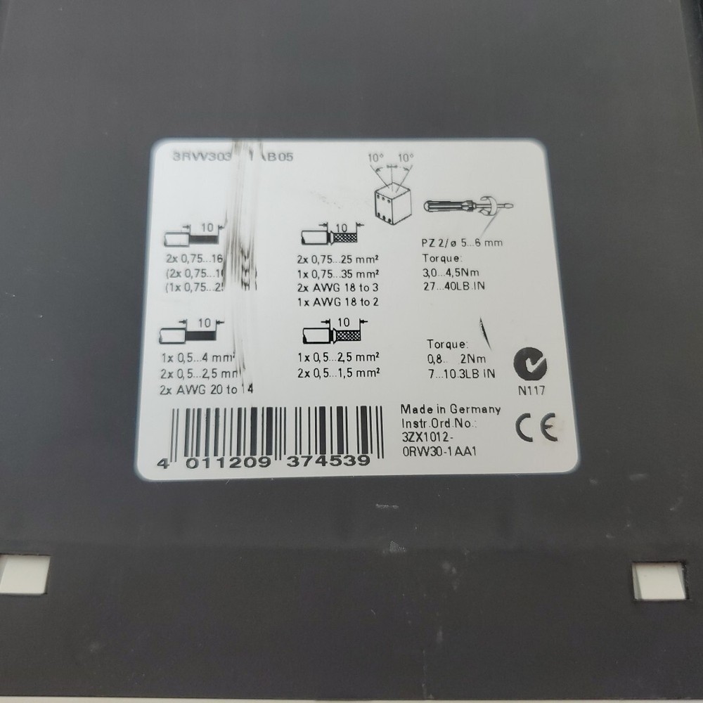 Siemens Sirius 3RW3036-1AB05 Soft Starter