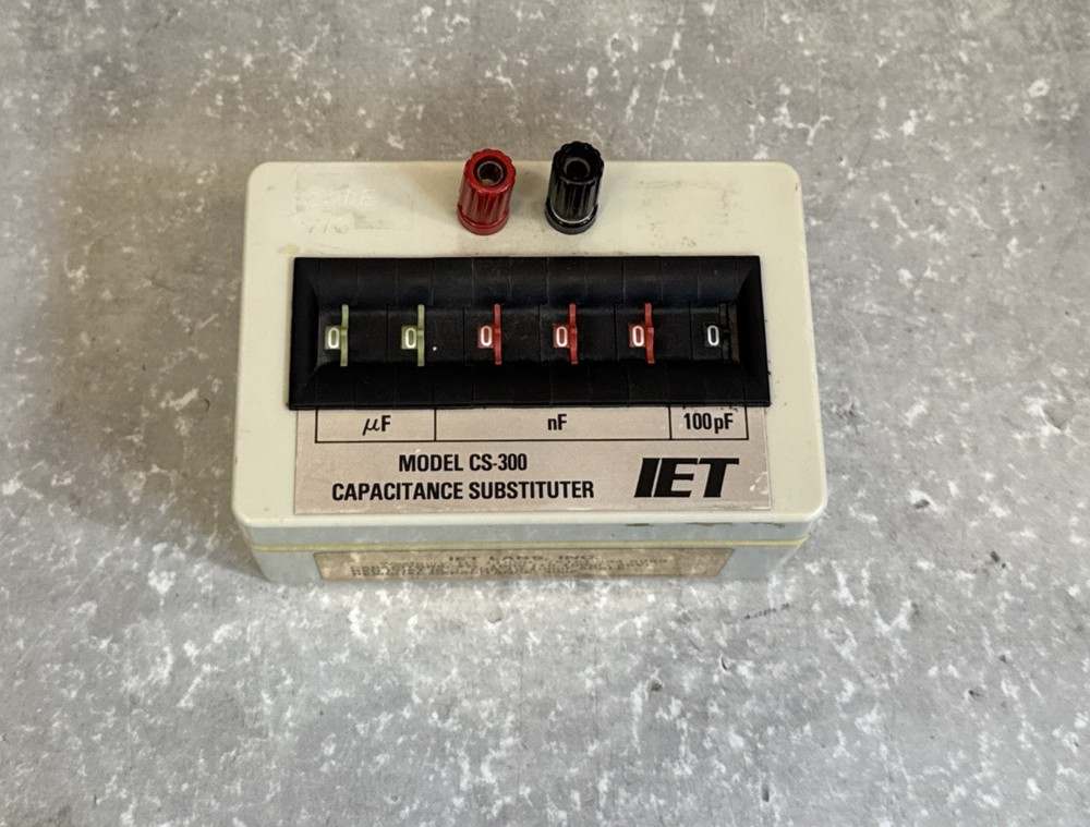 IET Labs CS-300 Capacitance Substituter Decade Box