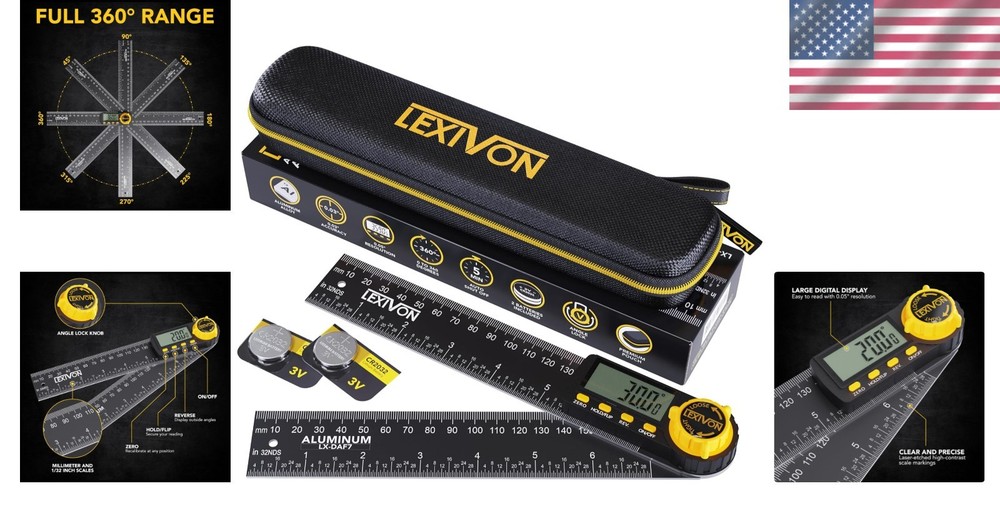 Accurate Digital Protractor for Precision