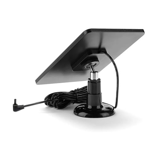 Solar Panel for Ring Camera, 4W Solar Charger Compatible with Black-1Pack
