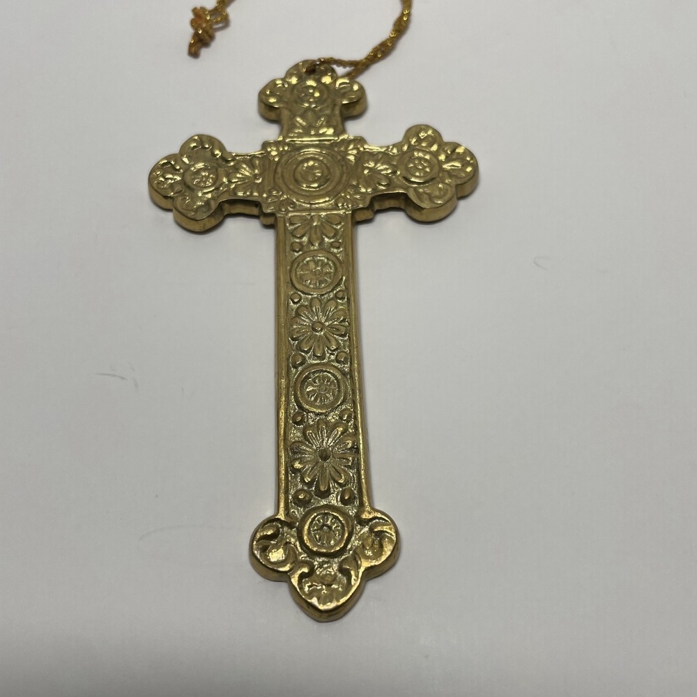 Brass Cross Ornament