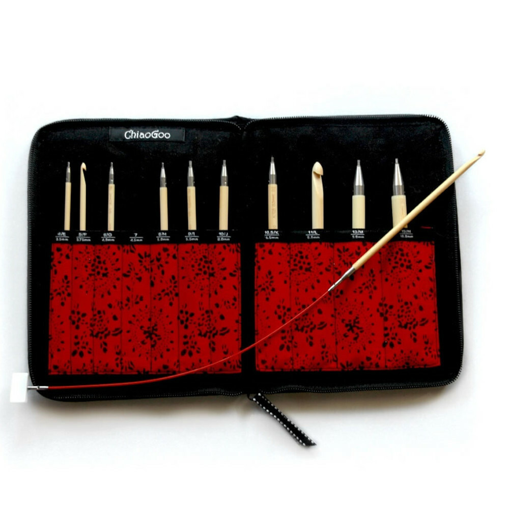 ChiaoGoo ::T-SPIN Tunisian Interchangeable Set:: sizes E/4 - N/15