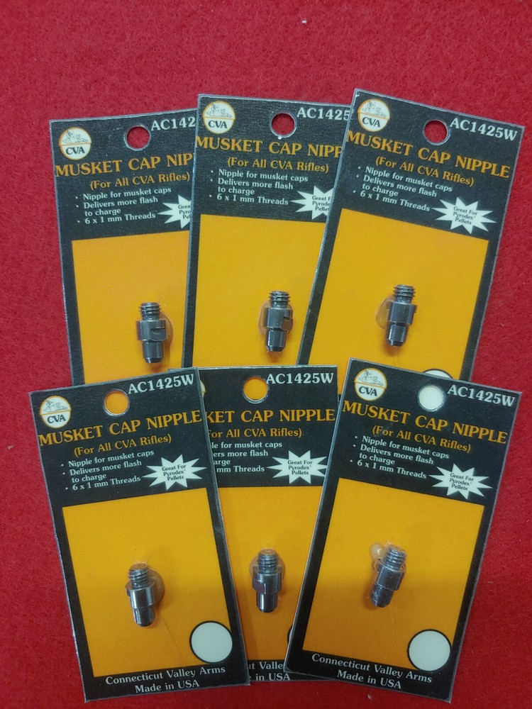 CVA Musket Cap Nipple (6 Pack)