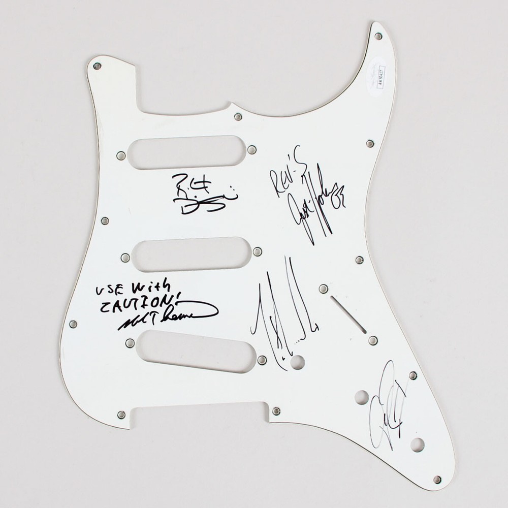 Revis Band Signed Pickguard - COA JSA