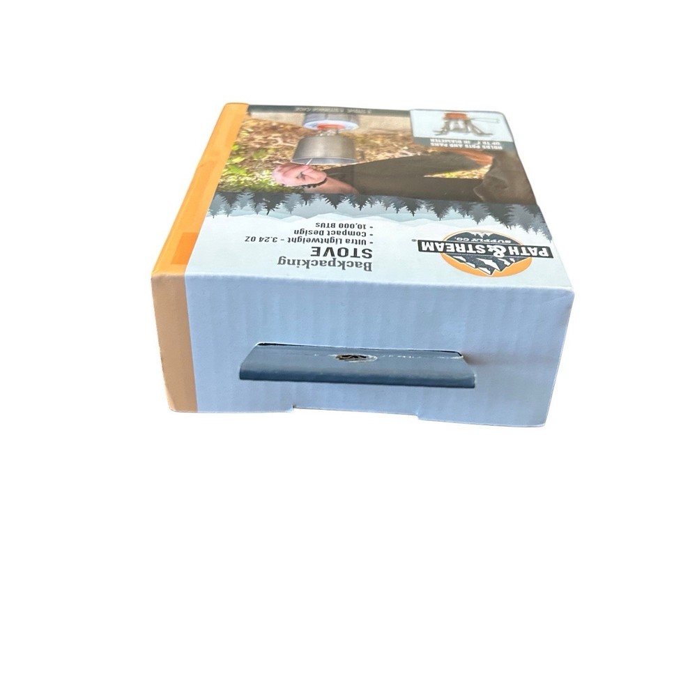 Path & Stream Portable Backpacking Stove & Storage Case Compact Lightweight New