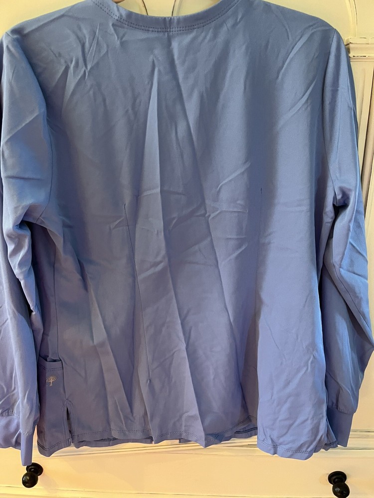 Healing Hands Works Ceil Blue 5500 Style Scrub Lab Coat Medium