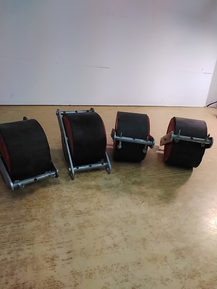 Lot Of 4 Interroll Conveyer Wheel Rollers