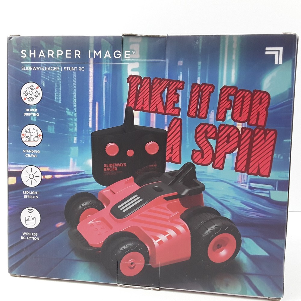 Sharper Image SlideWays Racer Remote Control Hover Drifting Wireless RC Car
