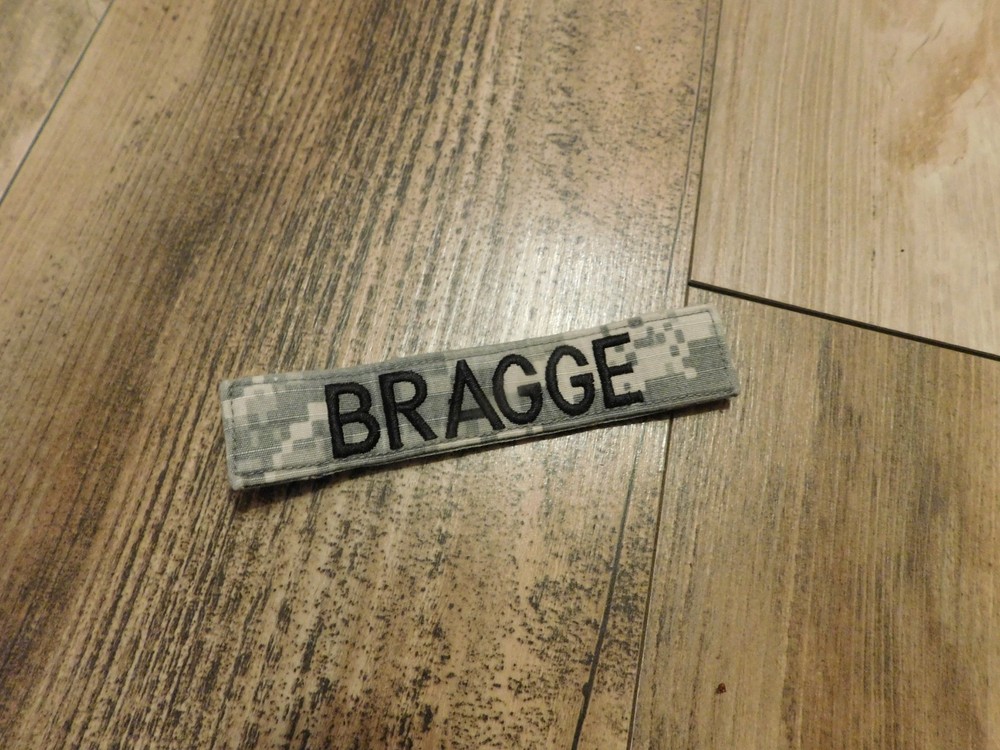 US ARMY  ACU NAME PATCH "BRAGGE"