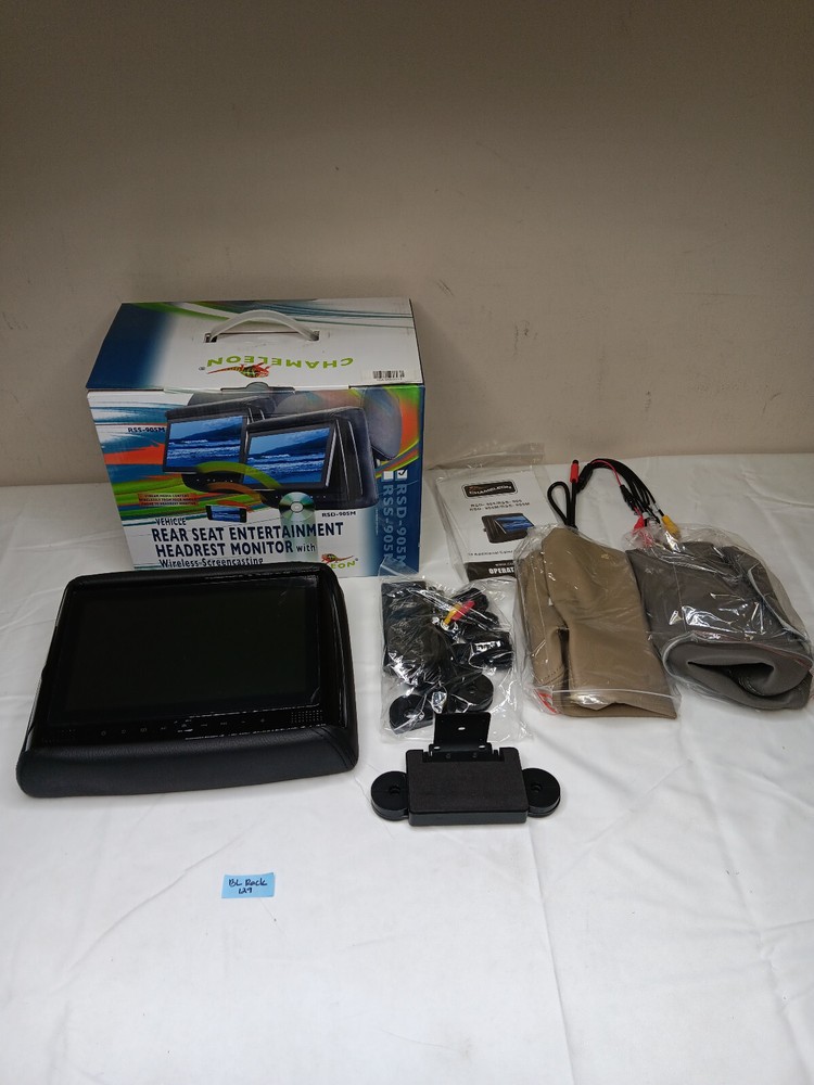 *Read Description* Chamaleon RSD-905M Rear seat Entertainment Headrest DVD 9''
