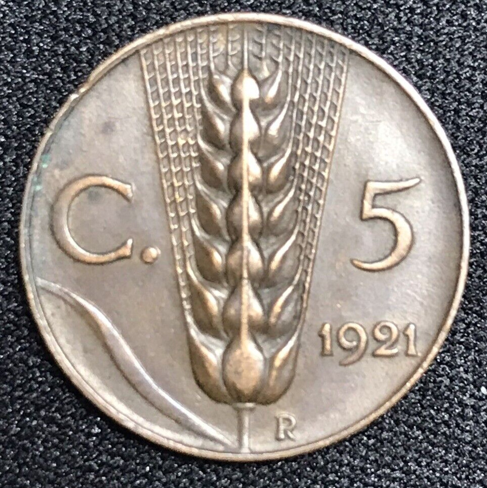 Italy 1921 - 5 Centesimi