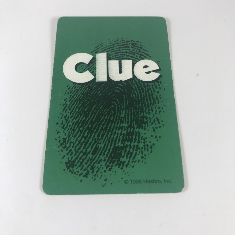 Replacement Clue Detective Game Piece Knife Playing Card 1996
