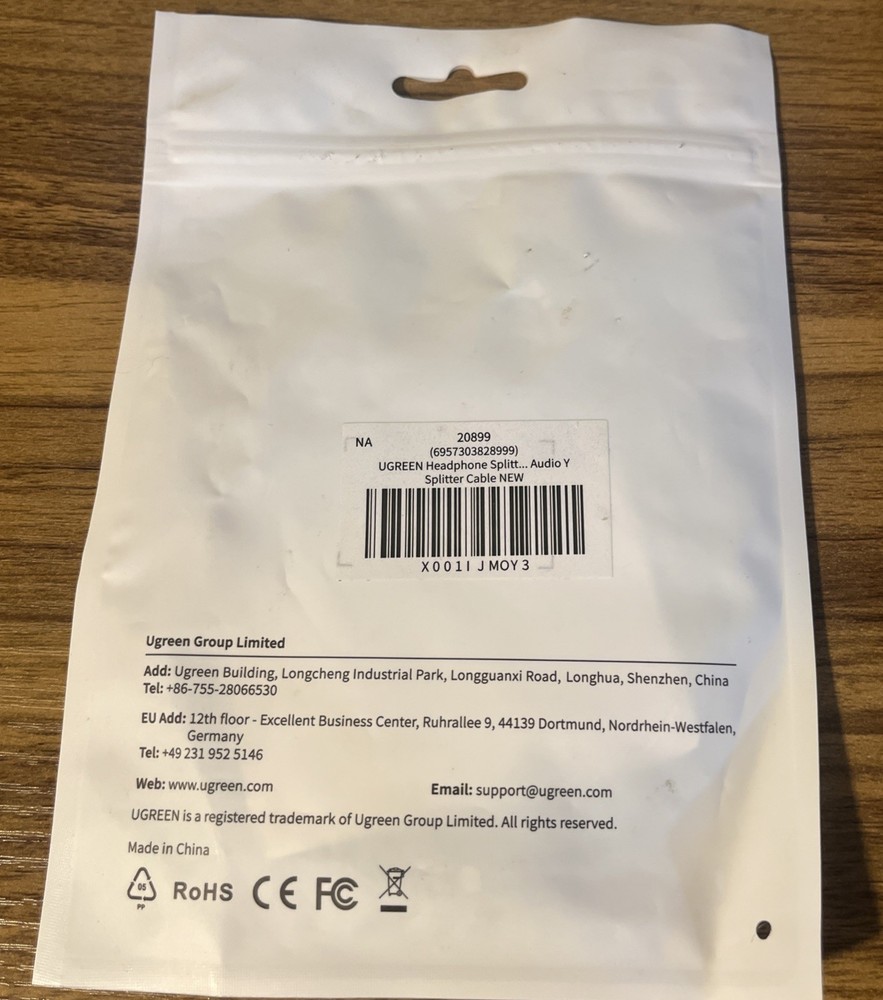 NEW UGREEN Headphone Splitter 3.5mm