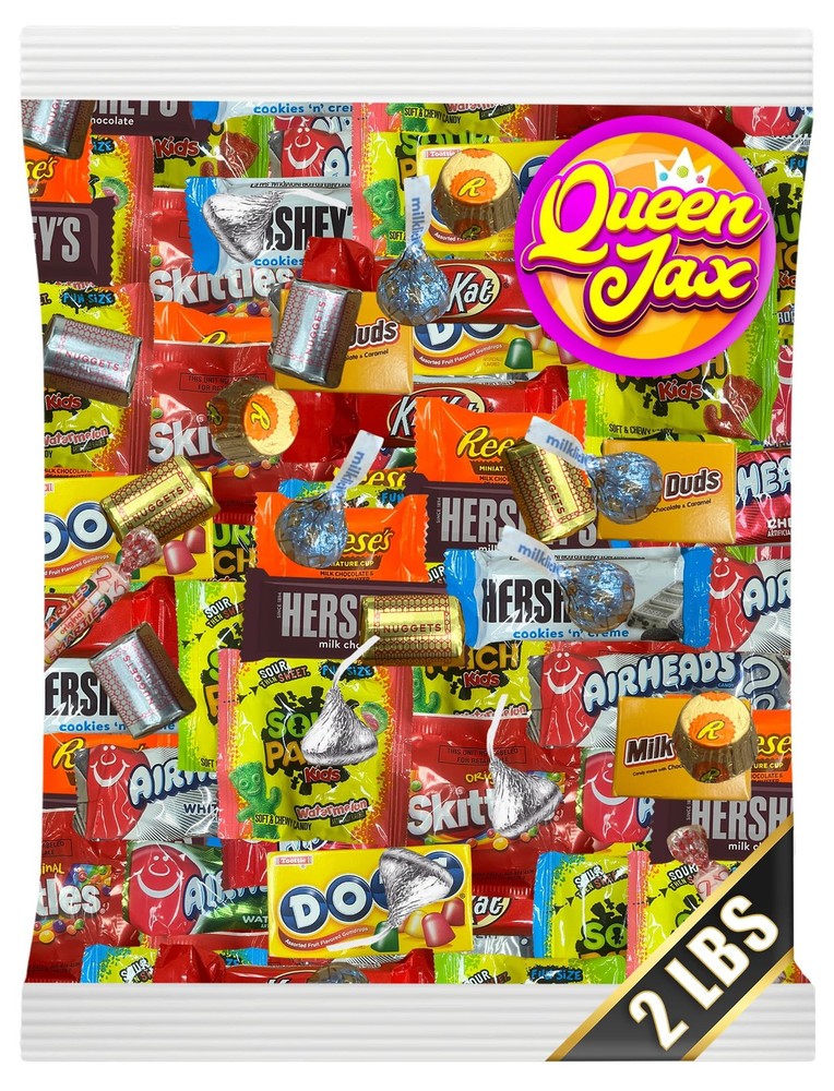 Chocolate and Candy Variety Pack - 2 LB Assorted Chocolate Candy Bulk - Bulk