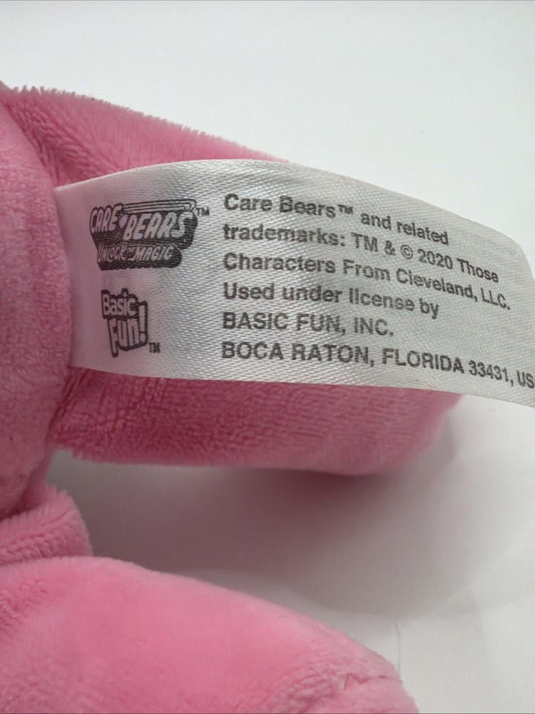 Care Bears 2020 Cheer Rainbow Pink Plush Teddy Bear 10”