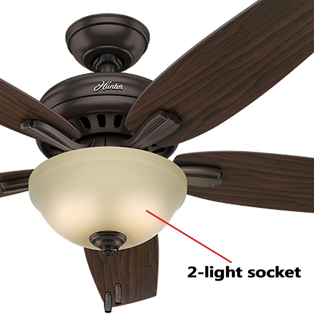 Durable Brass Ceiling Fan Light Kit with ZE-109M Pull Chain Switch - 660W Rated