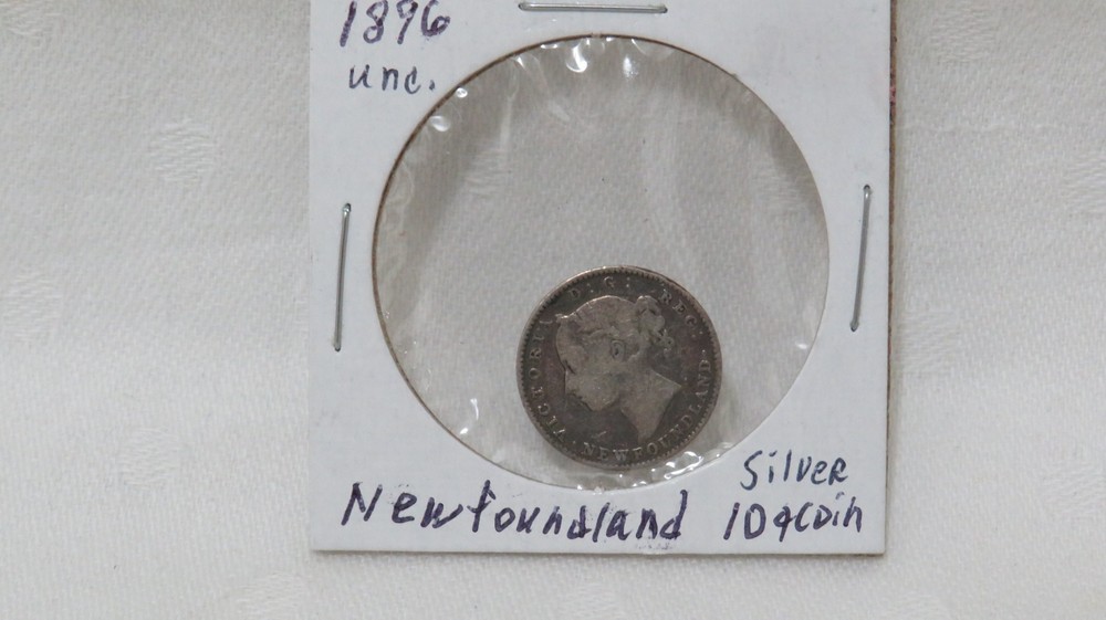 Coin, Newfoundland, 1896, 10 Cent, Silver,