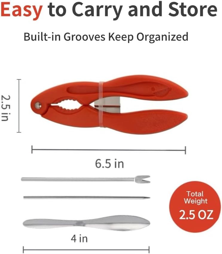 Crab Crackers and Tools Multifunctional Crab Leg Crackers Efficient Lobster Crac